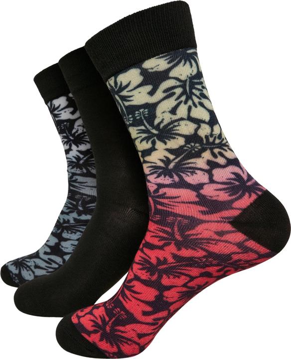 Produktbild Urban Classics Flower Socks 3-Pack (3er Pack, 35 - 38)