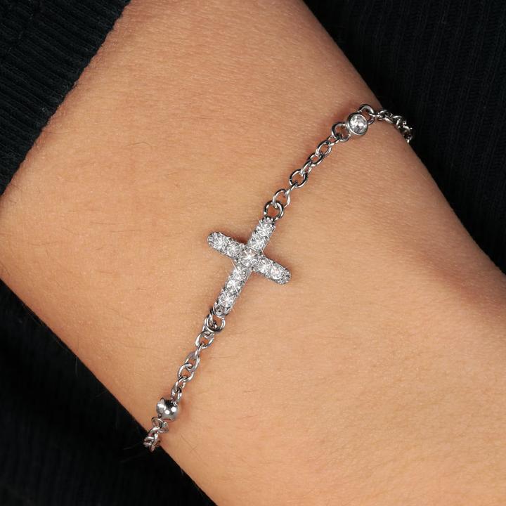 Actual product image Morellato Passioni Br. Steel+Wht Ston (19 cm, Stainless steel)
