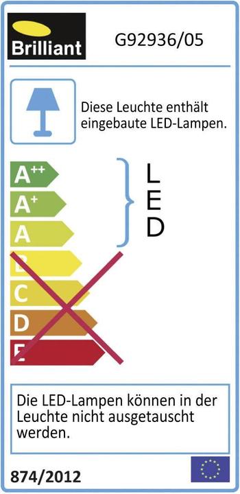 Etichetta energetica Brilliant Lampada a morsetto Antony (200 lm)