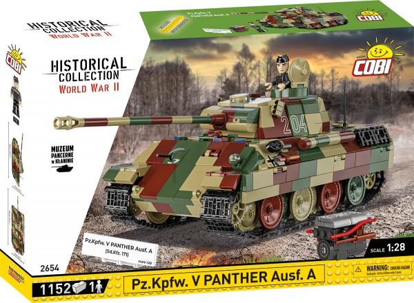 Actual product image Cobi COBI-2654 - 1150 PCS HC WWII 2654 PANZER V PANTHER AUSF.A