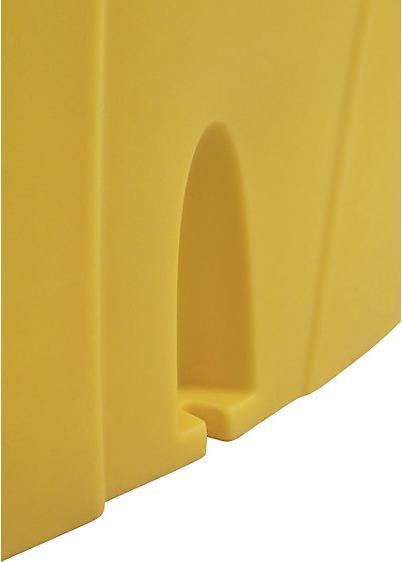 Actual product image Jonesco PE hazardous goods storage unit with roller shutter, for 4 x 200 l drums