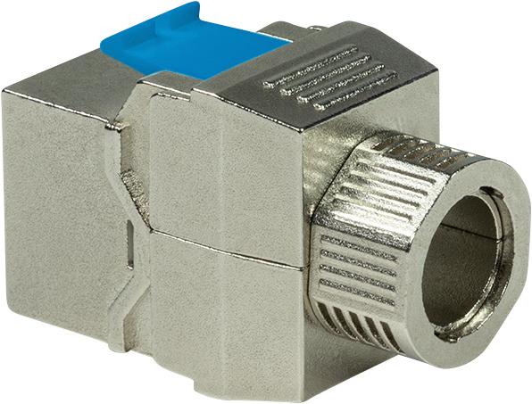 Image du produit LogiLink Keystone femelle STP AWG22-24 16.5mm de large Cat.8.1 (U/FTP, CAT8.1, 0.03 m)