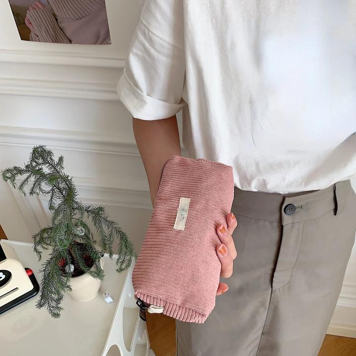 Only-Bags.Store Kulturtasche Organizer Kord-Kosmetiktasche Kleines Makeup-Etui