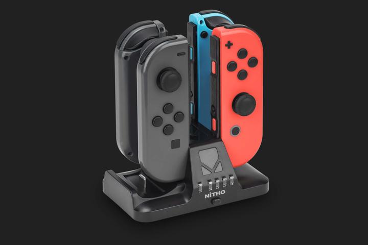 Actual product image Nitho Charging station for Switch Joy-Con controller and Pro Cont (Switch)