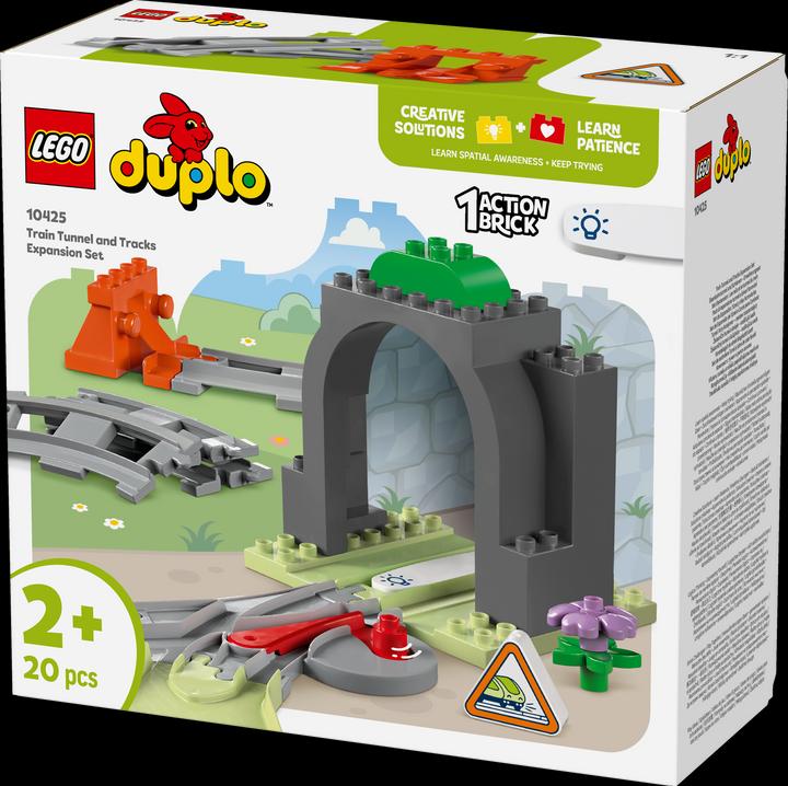 Produktbild LEGO Eisenbahntunnel und Schienen - Erweiterungsset (10425)