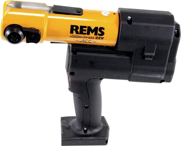 Rems Batteria Pressa radiale Batteria Pressa 22V ACC Pacchetto base (110 mm)