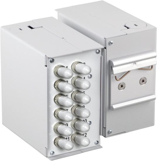 Image du produit EFB Elektronik Cache frontal pour 6 x SC-S, LC-D, E2000® avec trous de vis de 2,8mm