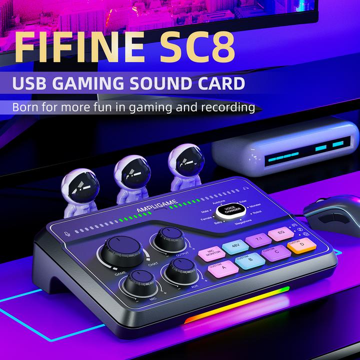 Image du produit Fifine Gaming Audio Mixer SC8
