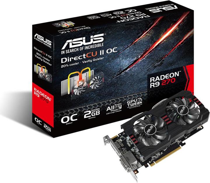 Image du produit ASUS R9 270 Dc2oc (2 Go)