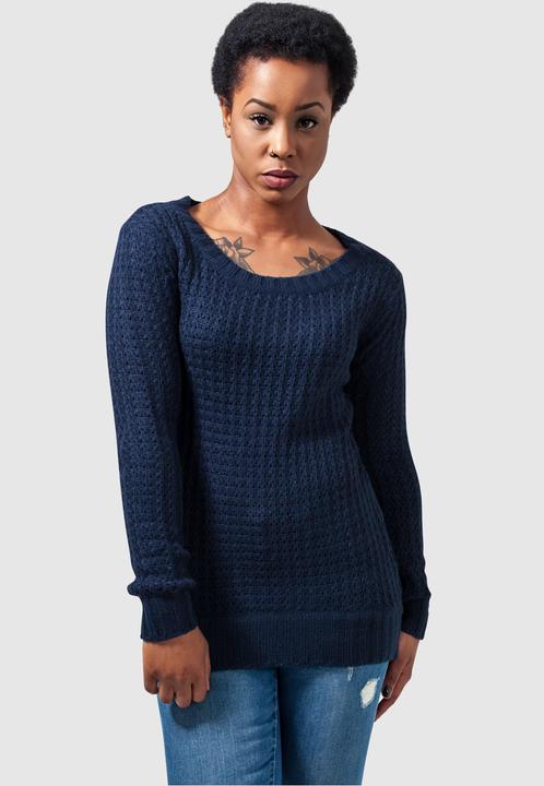 Produktbild Urban Classics Ladies Long Wideneck Sweater (M)
