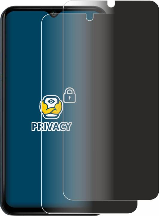 Actual product image BROTECT Anti-spy privacy film Blue light protection film (2 Piece, Wiko Y62 Plus)