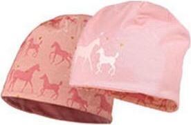 Produktbild Maximo Mütze Beanie reversible Horses Gr. 47 - 49 (47 - 49)