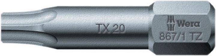 Actual product image Wera 867/1 TZ TX 10 x 25 mm (Hexagon socket TX M10)