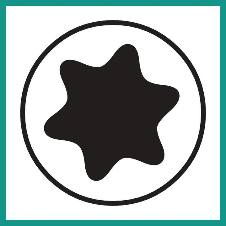Actual product image Wera 867/1 TZ TX 10 x 25 mm (Hexagon socket TX M10)
