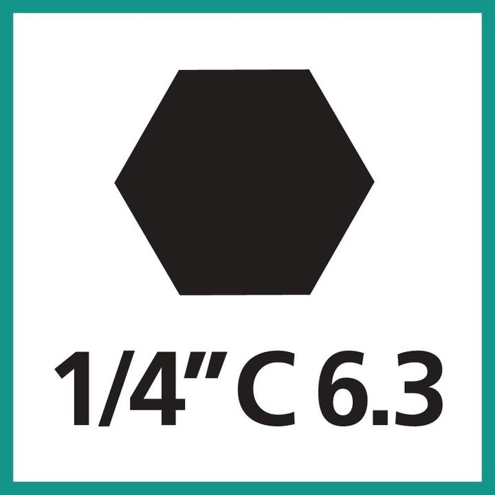 Actual product image Wera 867/1 TZ TX 10 x 25 mm (Hexagon socket TX M10)