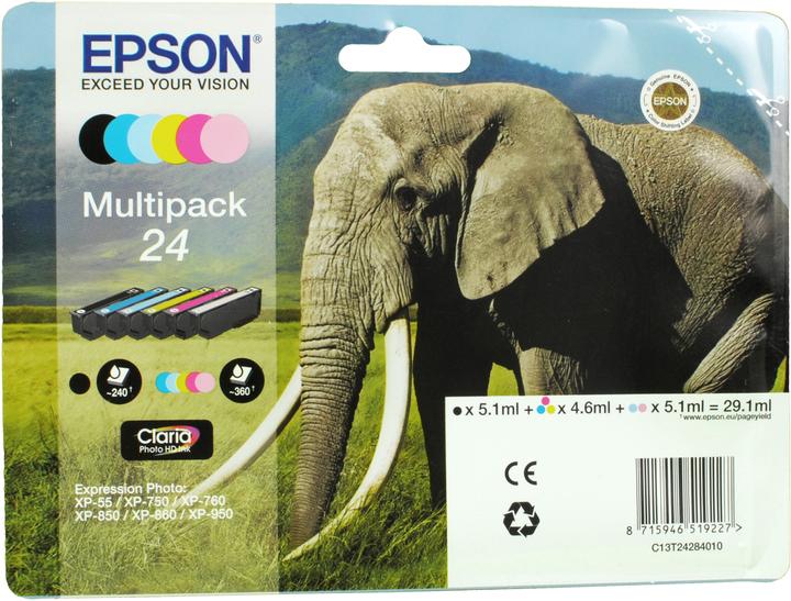 Epson Multipack 24, Claria Photo HD (M, LC, LM, BK, C, Y)