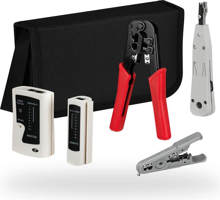 Produktbild M-Cab Network Tool Set W/ Bag. 4 Pcs (Werkzeug)