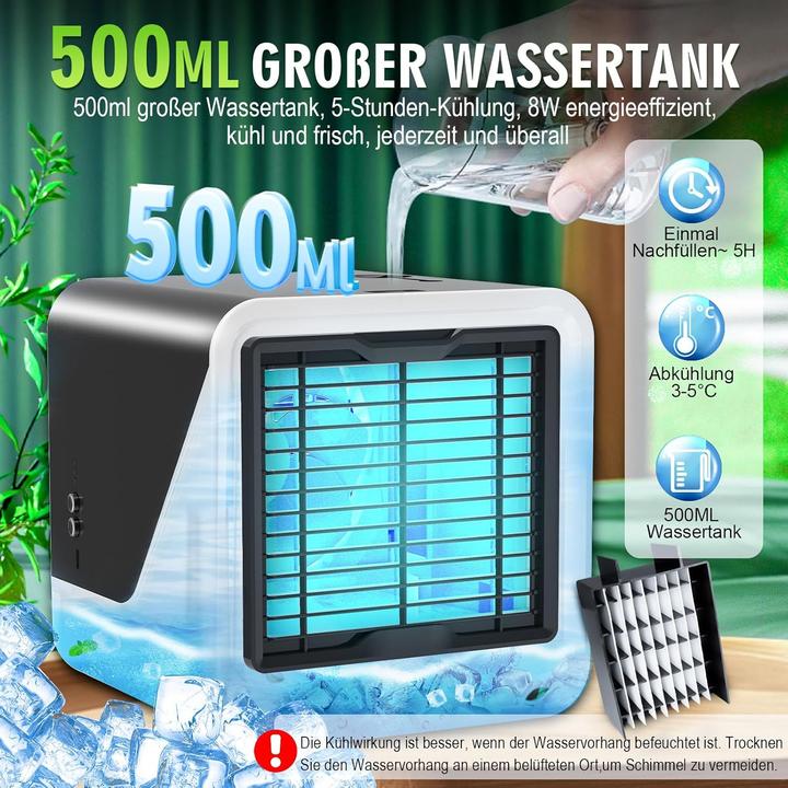 Immagine prodotto Auiffer 3-in-1 Mini-Klimagerät mit Nachtlicht