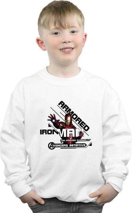 Produktbild Avengers Iron Man Armoured Avenger Sweatshirt Jungen (140, 146)