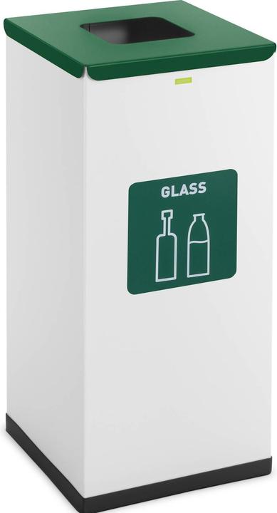 Produktbild Ulsonix Mülleimer Abfalleimer Küche Mülltrenner Deckel Bio Label 60 Liter Recycling (60 l)