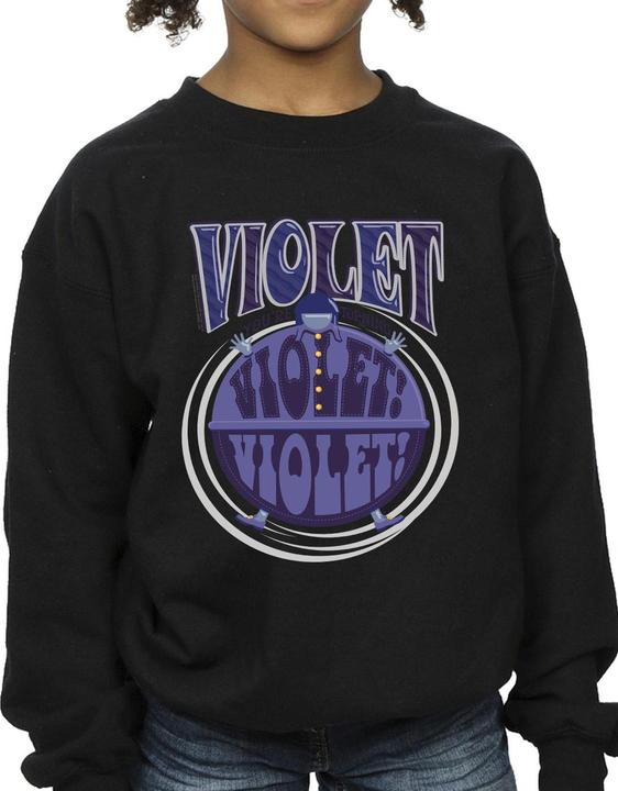 Produktbild Willy Wonka & the Chocolate Factory Violet Turning Violet Sweatshirt Mädchen (104)