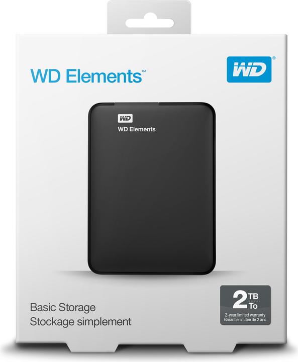 Actual product image WD Elements Portable USB3.0 2TB (2 TB)