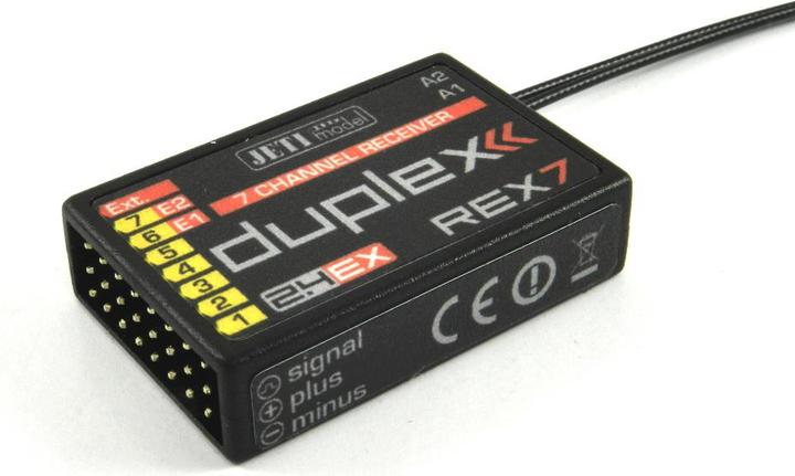 Actual product image Jeti Receiver REX 7 A40 duplex