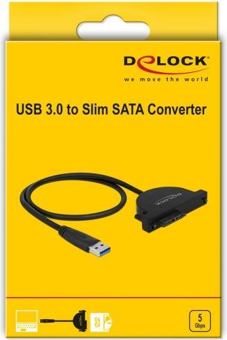 Image du produit Delock Convertisseur USB 3.0 vers Slim SATA