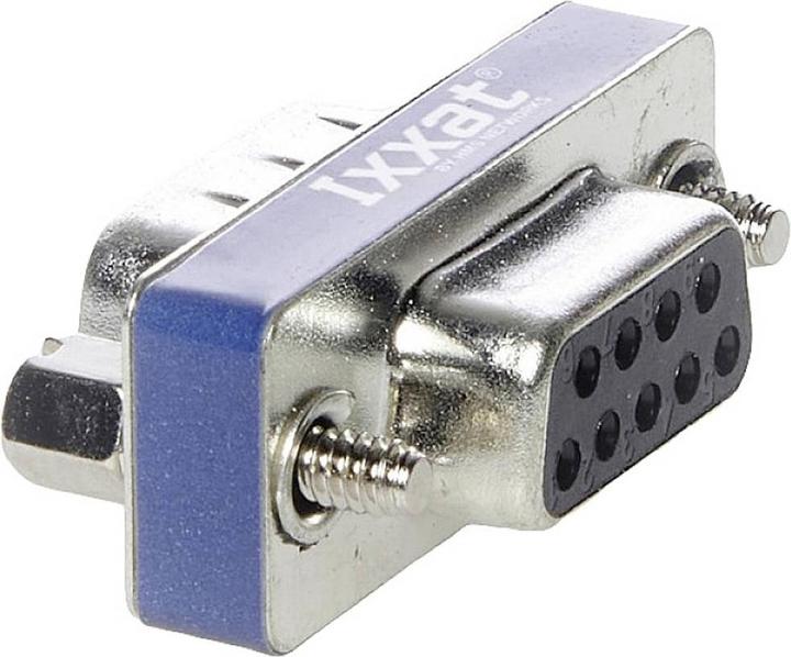 Actual product image Ixxat Sub-D9 connector with CAN terminating resistor 1.04.0075.03000