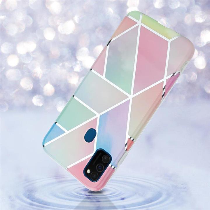 Actual product image Cadorabo IMD TPU Colorful Marble Cover (Huawei P20 Lite)