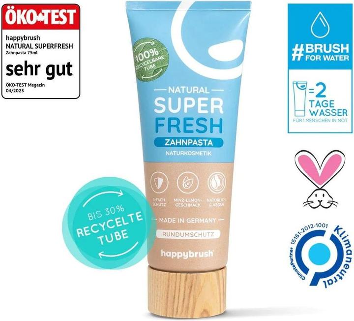 Immagine prodotto happybrush Dentifricio SuperFresh 75 ml (75 ml)