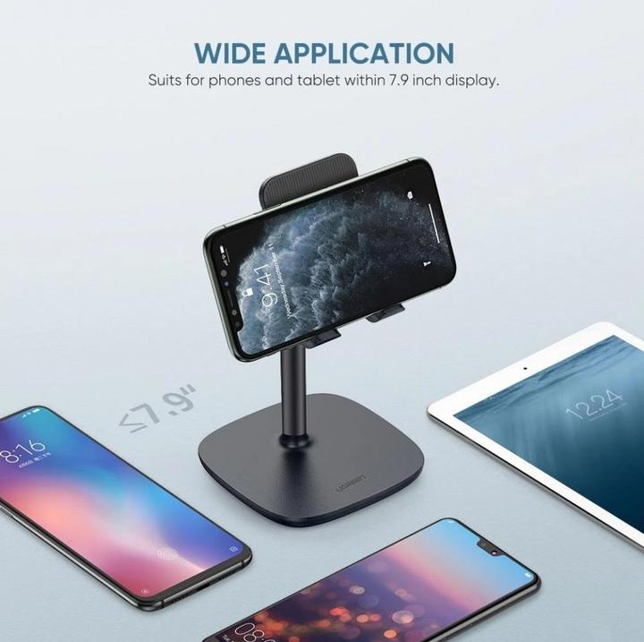 Actual product image Ugreen Universal cell phone table stand adjustable