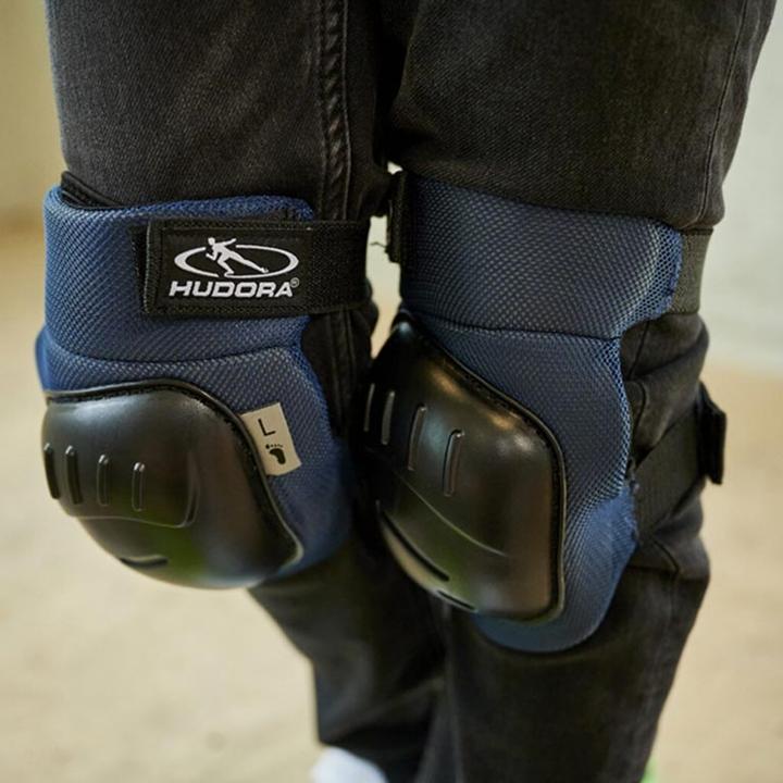 Actual product image Hudora Comfort (S, Wrist protectors, Knee pad, Elbow protectors, 6 pieces)