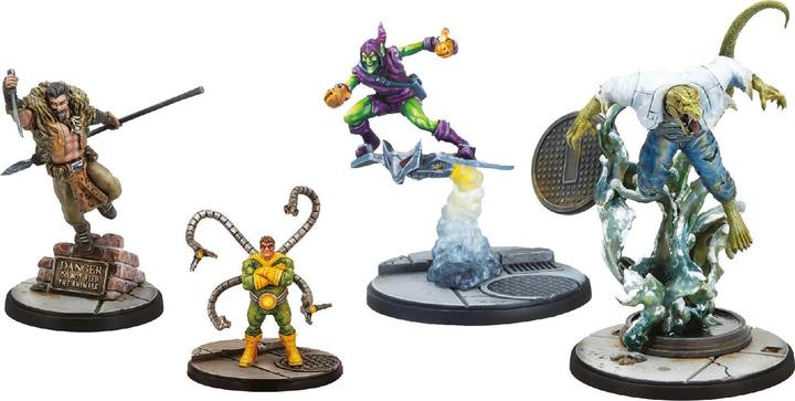 Actual product image Atomic Mass Games AMGD2109 - Marvel: Crisis Protocol - Spider-Foes Affiliation Pack
