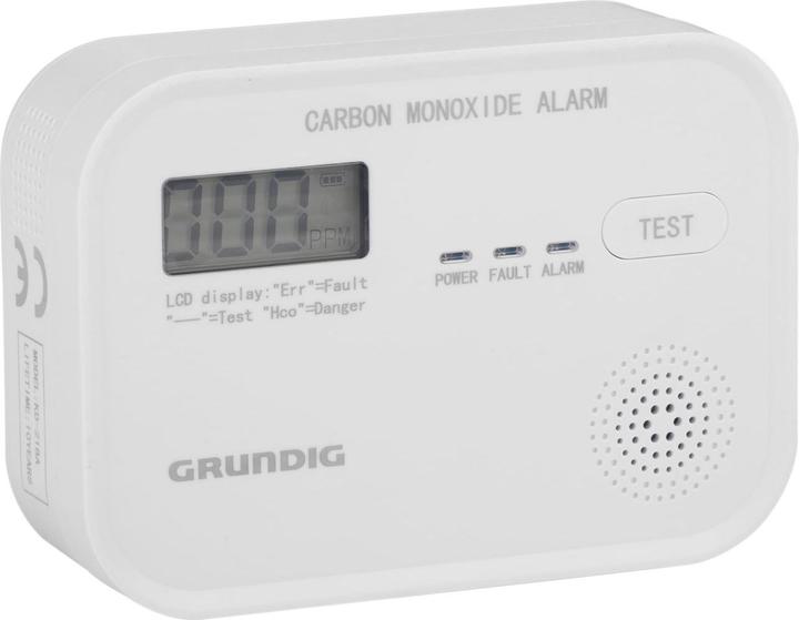 Immagine prodotto Grundig Kohlenmonoxid-Melder mit LCD-Display, 3er-Set