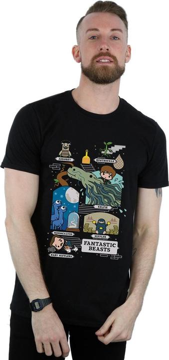 Produktbild Fantastic Beasts Chibi Newt TShirt (XL)