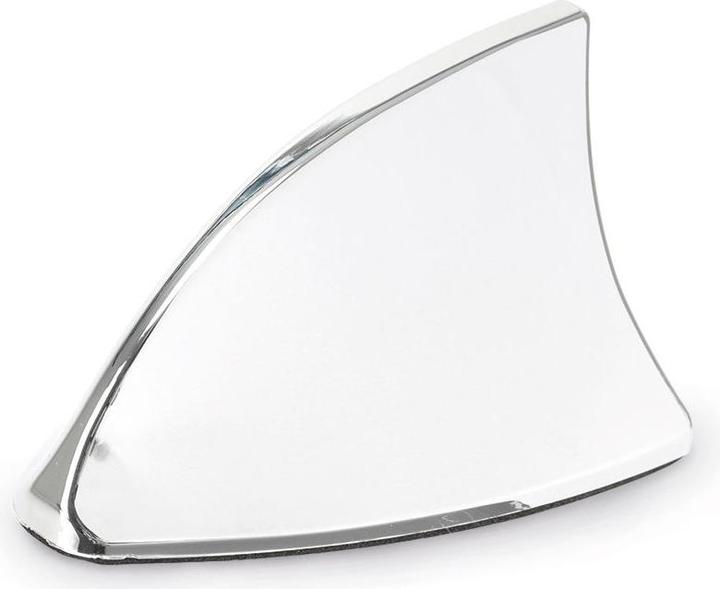 Image du produit EAL 521201 Antenne requin de voiture en plastique Chrome L x H P 115 75 65