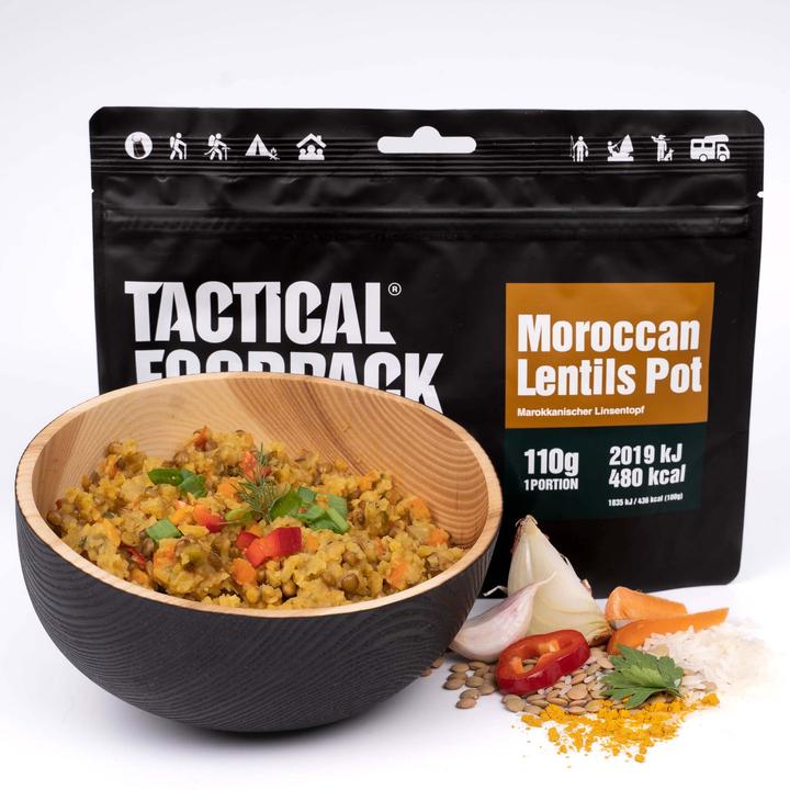 Image du produit Tactical Foodpack Pot de lentilles marocaines (110 g)