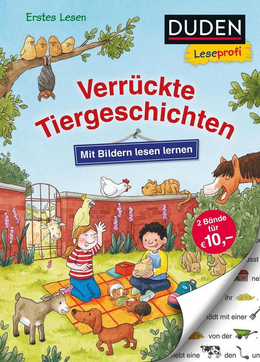 Produktbild Duden Leseprofi – Mit Bildern lesen lernen: Verrückte Tiergeschichten (Deutsch, Alexandra Fischer-Hunold, Sabine Kraushaar, Sandra Reckers, Luise Holthausen, 2021)