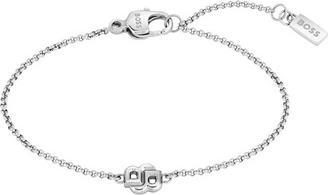 Hugo Boss Stylish Steel Bracelet For Women Double B 1580748