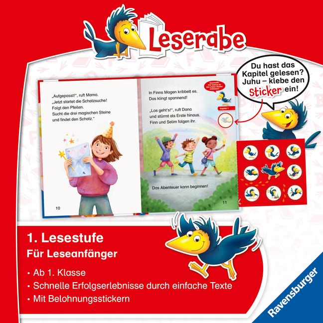 Actual product image Ravensburger Ein fantastischer Geburtstag - lesen lernen mit dem Leserabe - Erstlesebuch - Kinderbuch ab 6 (German, Maya of Bird, Phine Wolff, 2024)