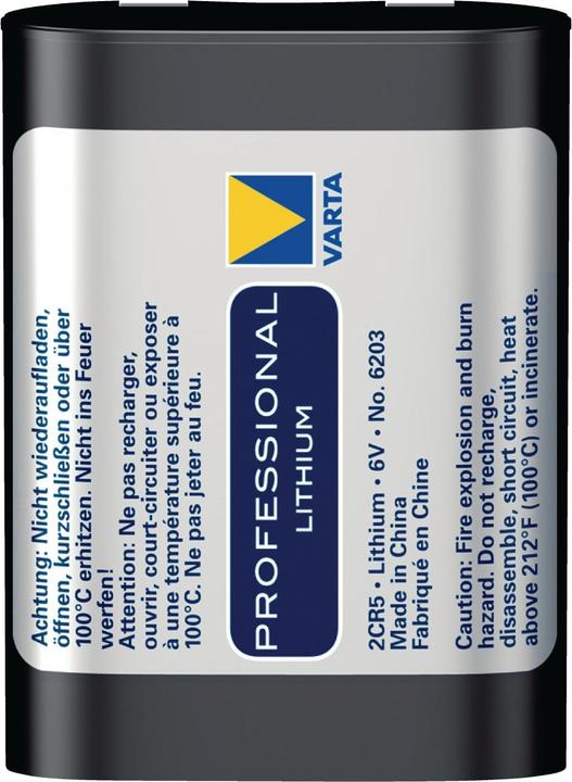 Actual product image Varta Photo Lithium (1 pcs., 2CR5, 1400 mAh)