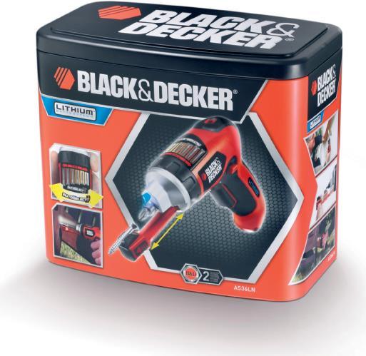 Image du produit Black & Decker Visseuse AutoSelect avec porte-visseuse télescopique Li-Ion (Fonctionnement sur batterie)