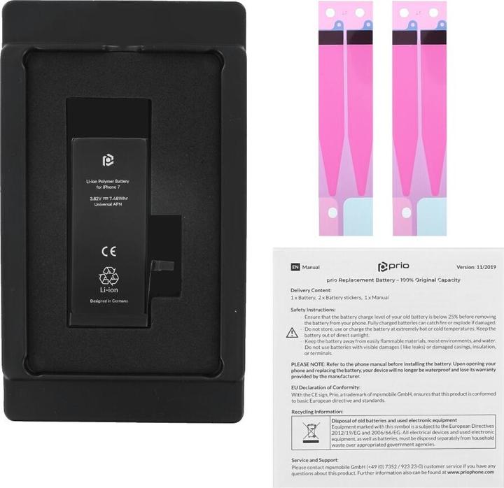 Immagine prodotto prio Batteria per Apple iPhone 7 (APN universale)