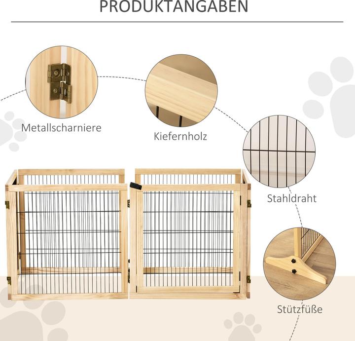 Actual product image PawHut Türschutzgitter
