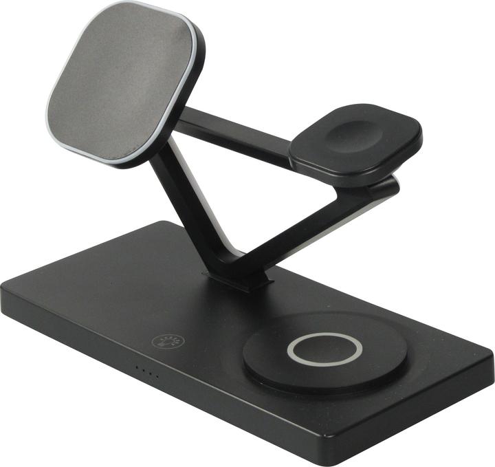 Produktbild PhoneLook 5 in 1 Magnetische Ladestation 15W Wireless Charging mit MagSafe Touch Control LED Nachtlicht (15 W)