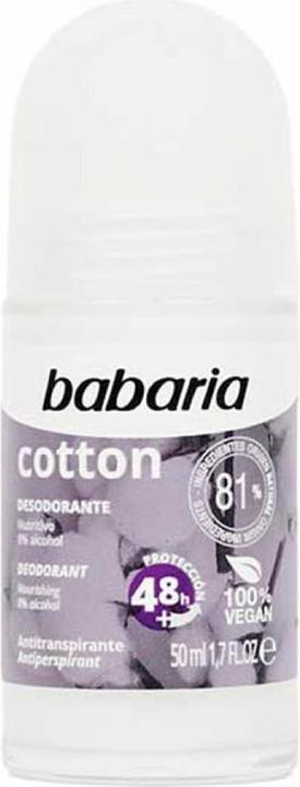 Immagine prodotto Babaria Deodorante Roll-On Cotone 50ml (Roll-on, 50 ml)