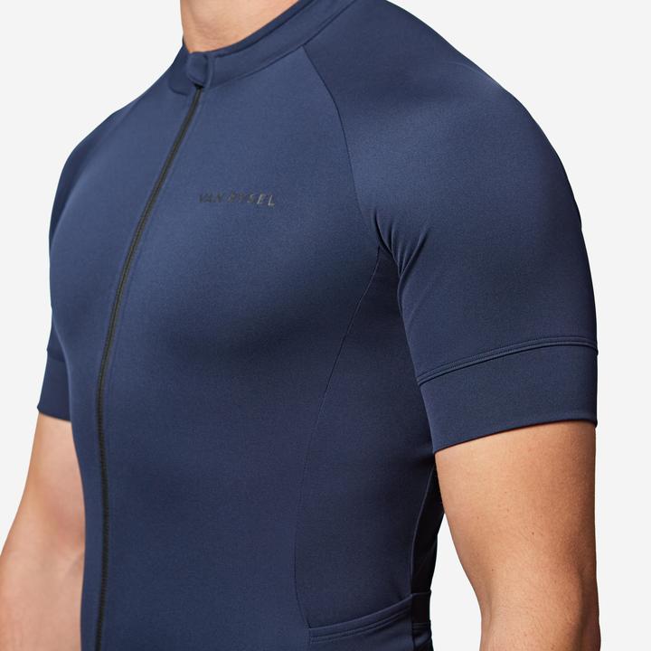Produktbild Van rysel Radtrikot kurzarm Regular Sommer Rennrad Discover Herren blau (XL)