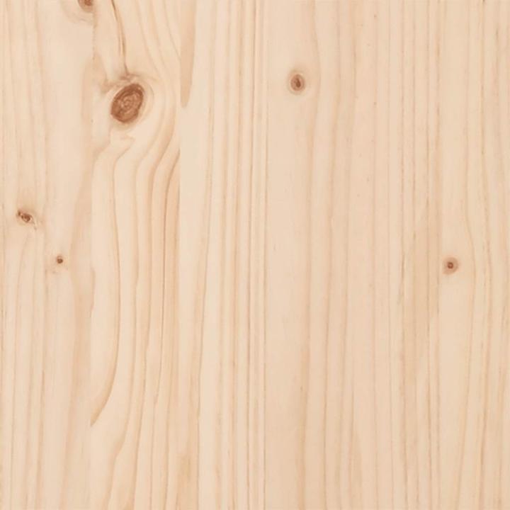 Actual product image VidaXL Solid wood bed without mattress 90x200 pine wood bed frame (90 x 200 cm)