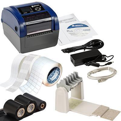 Actual product image Brady BBP12 (BBP12-UK+U+Cutter) Label pr (300 dpi)